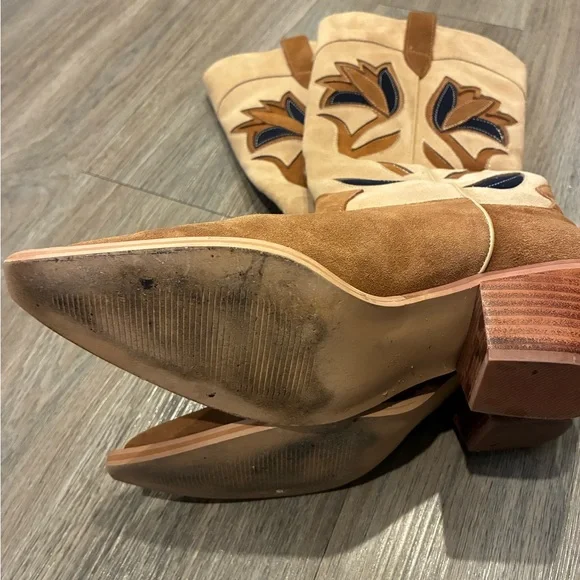 Anthropologie Embroidered Women's Boots - Picture 5 of 5